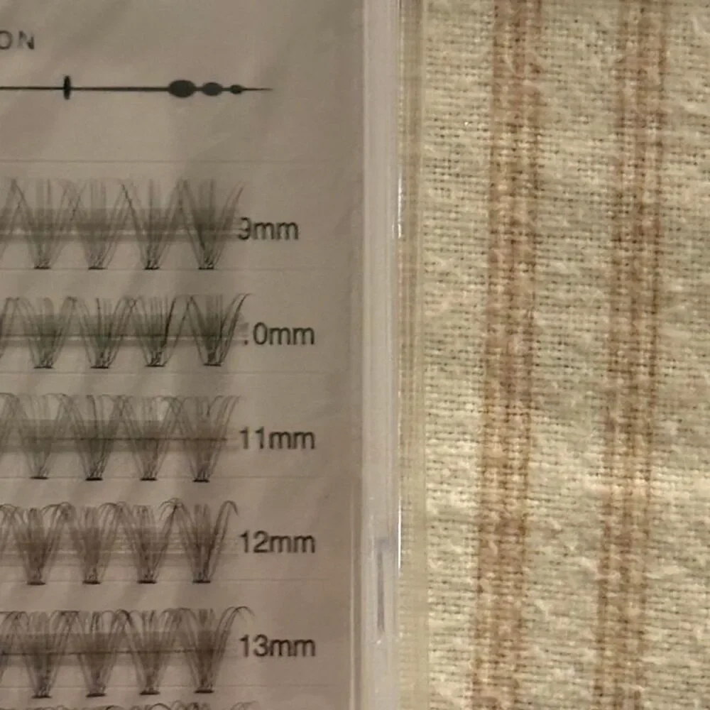 Fendi Makeup a bunch of different size eyelashes